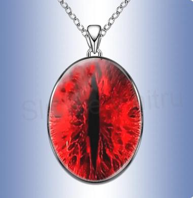 Nerezový náhrdelník s přívěškem oko (BD797)