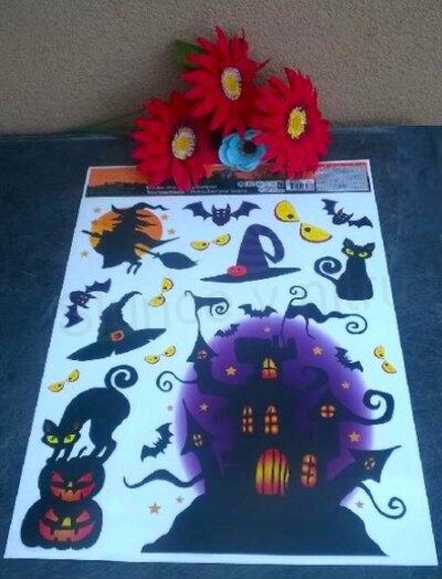 Okenní fólie halloween 30 x 42 cm (E856)