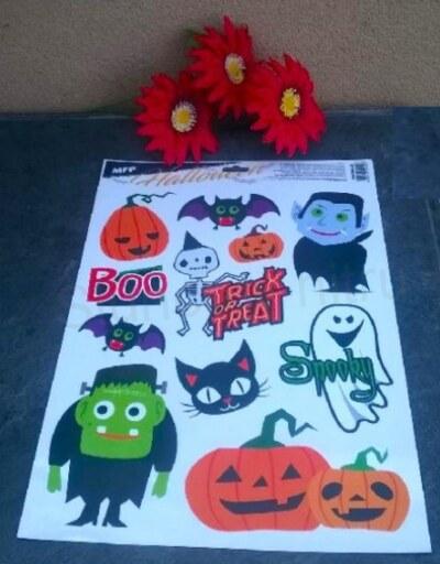 Okenní fólie halloween 30 x 42 cm (E860)