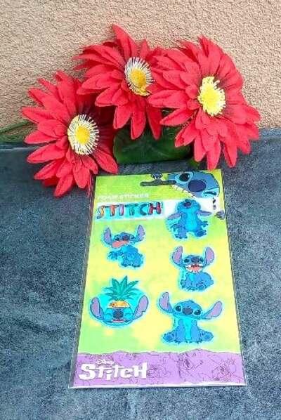 3D dekorace, nálepka, samolepka Lilo Stitch číslo 2 (E864)