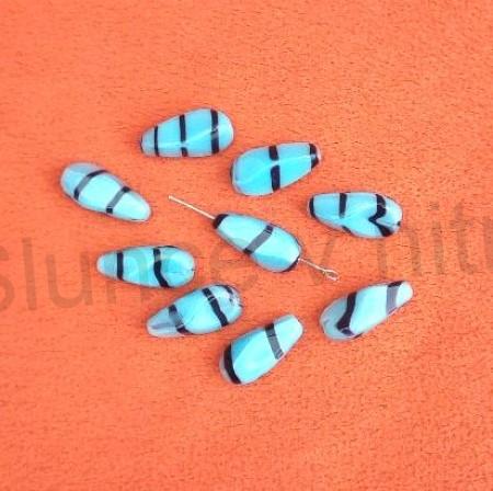 Tvarované skleněné korálky 20 x 10 mm - více balení (AC397)