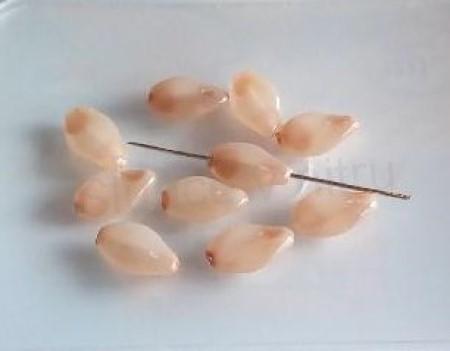 Skleněný korálek vrtule 12,6 x 8,2 mm - 10 ks (AC488)