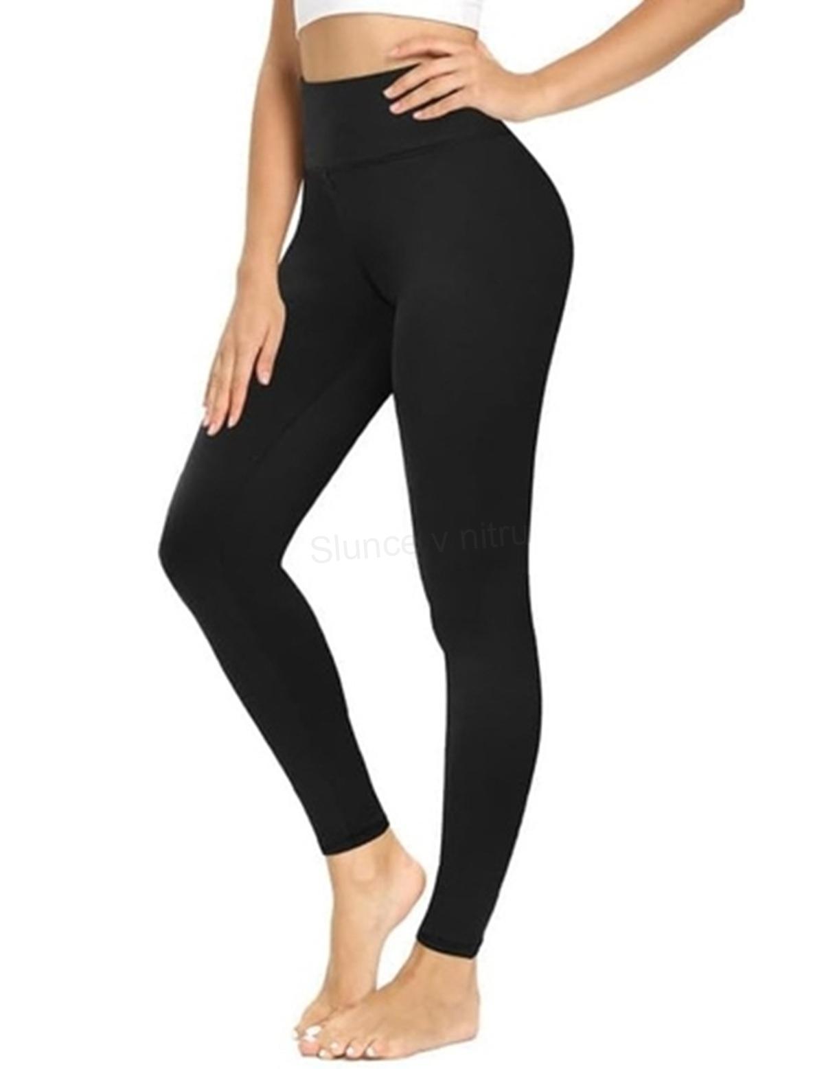 Dámské sportovní legíny s vysokým pasem – velikost Large‑X‑Large (K495)