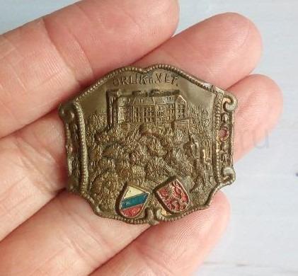 Turistický štítek na hůl - Orlík n. VLT. (MB906)