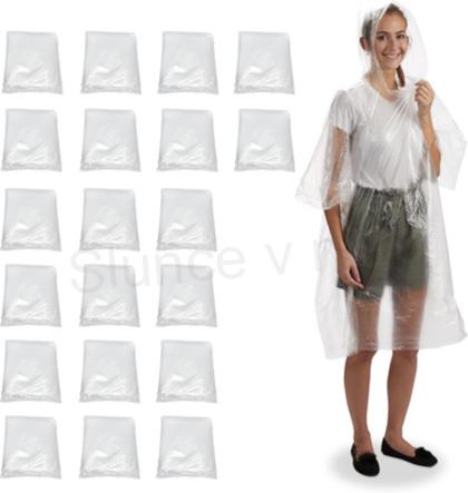 Jednorázová pláštěnka s kapucí 95 cm (K506)