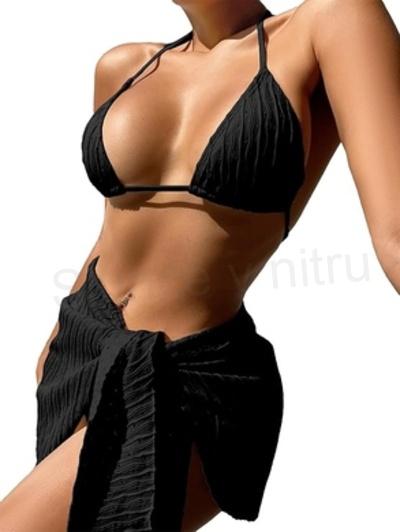 Dámské trojdílné plavky, bikini velikost L (K549)
