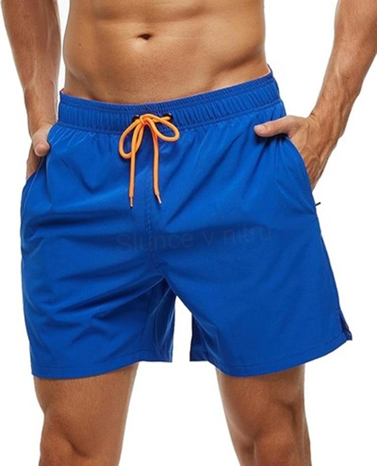 Pánské prodyšné plavky s kapsou na zip velikost 2XL (K572)