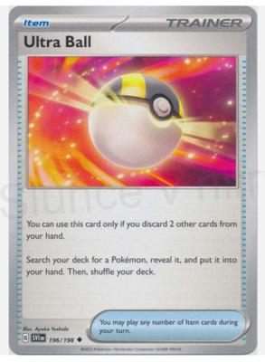Ultra Ball 196/198 - Scarlet & Violet (D1070)