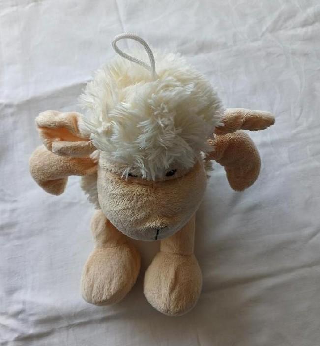 Plyšová béžová ovečka TOYS – styl Ovečky Shaun (D1188)