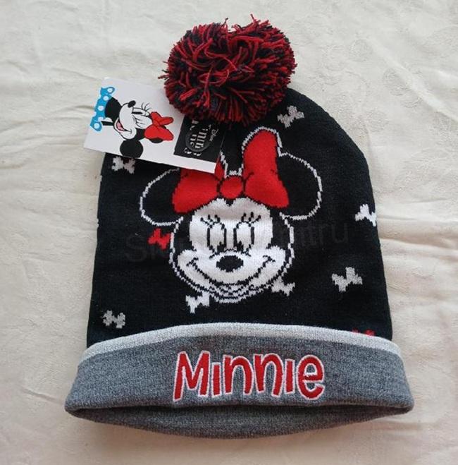Dětská zimní čepice Minnie Mouse – velikost 52 (W270)