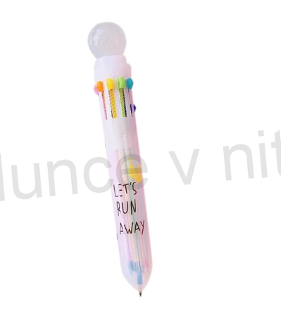 Barevné kuličkové pero 10 v1 (E104)