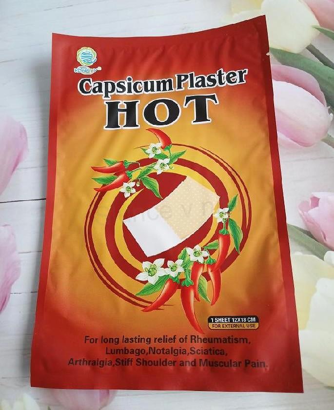 Hřejivá náplast s chilli extraktem 12 × 18 cm (F99)