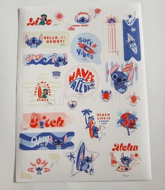 Samolepky Lillo Stitch 23 × 17 cm (E1105)