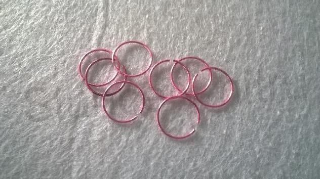 Piercing kroužek z chirurgické oceli 8 mm ( BB124)