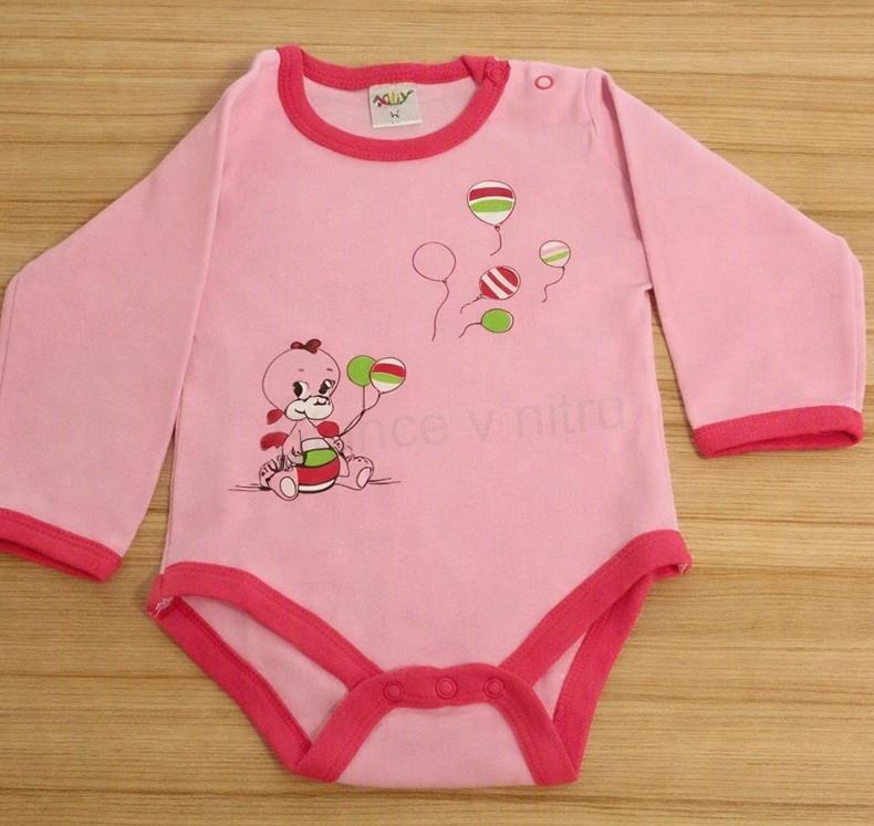 Kojenecké body dlouhý rukáv – více velikostí (W27)