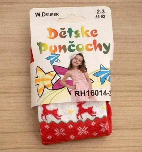 Dětské veselé punčocháče vel.86-92 (W34)