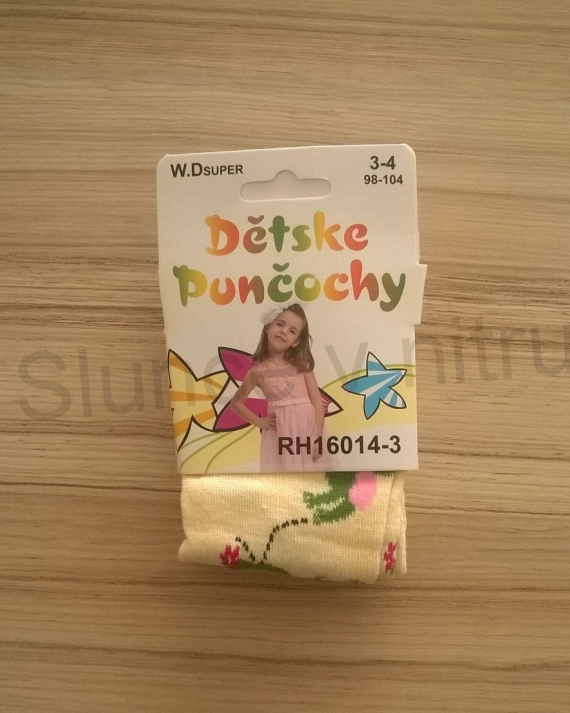 Dětské veselé punčocháče vel.98-104 (W37)