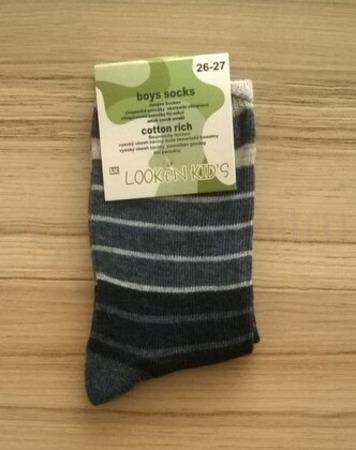 Chlapecké bavlněné ponožky vel.26-27 (W78)
