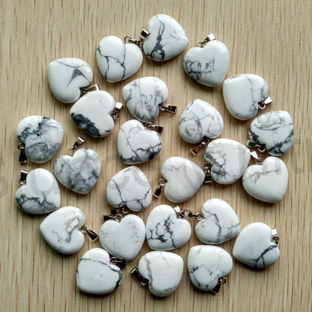 Přívěšek Magnezit srdce (X78)