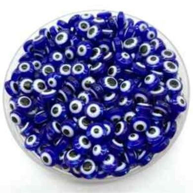 Plastový korálek Oko 5 x 8 mm | modré (AC191)