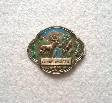 Turistický štítek na hůl – Gündelwangen (MB5)