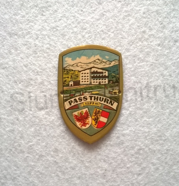 Turistický štítek na hůl - Pass Thurn 1273 m (MB18)