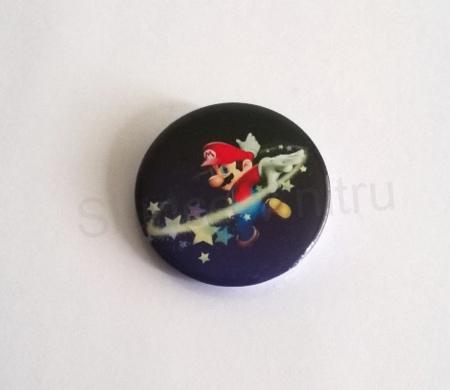 Brož, odznak SUPER MARIO č. 6 (HB57)