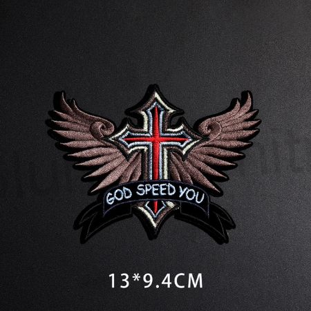 Moto nášivka God Speed You (C240)