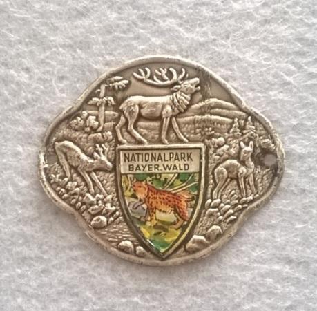 Turistický štítek na hůl – Nationalpark Bayerischer Wald (MB69)