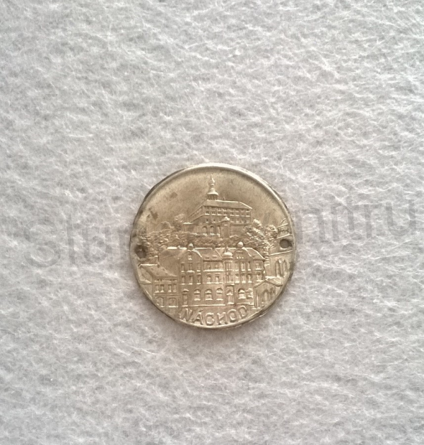 Turistický štítek na hůl - Náchod (MB89)