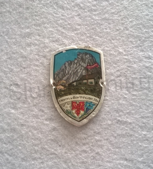 Turistický štítek na hůl - Herm.v.Barthhütte,2131m (MB126)