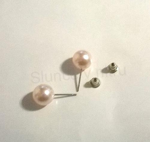 Puzetové náušnice růžové – 10 × 20 mm (BB350)