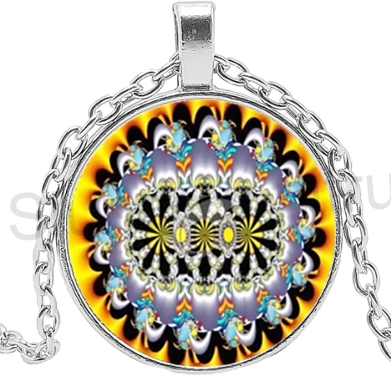 Náhrdelník s přívěškem Mandala (BD234)
