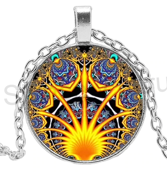 Náhrdelník s přívěškem Mandala (BD237)