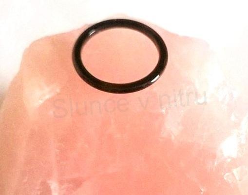 Minerální prsten Onyx velikost 60 (X404)