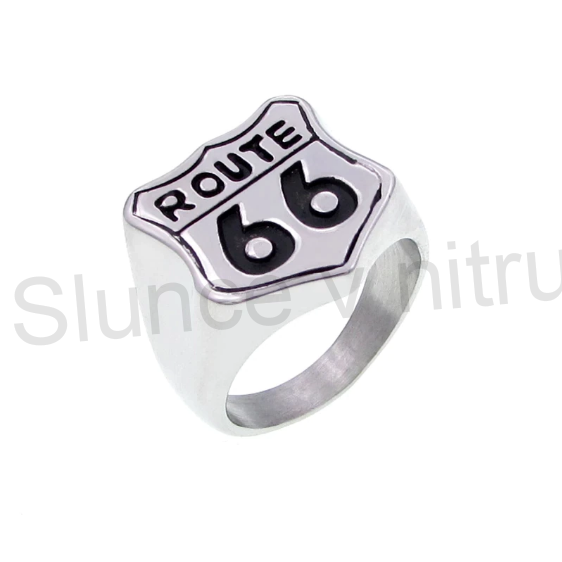 Prsten Route 66 z chirurgické oceli (BP285)