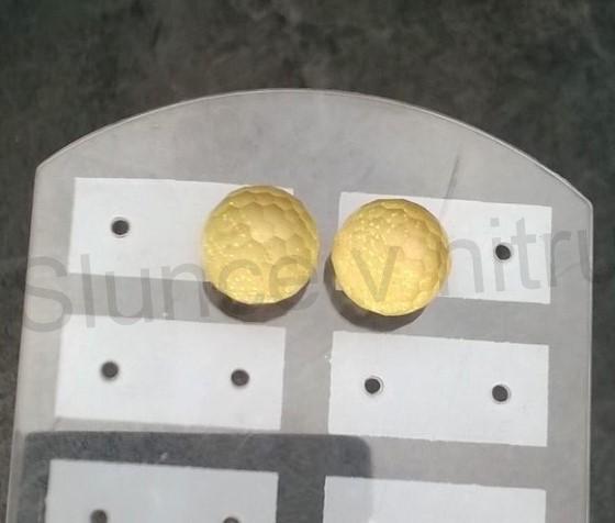 Puzetové náušnice resin krystal měnicí barvu broušené (BB514)