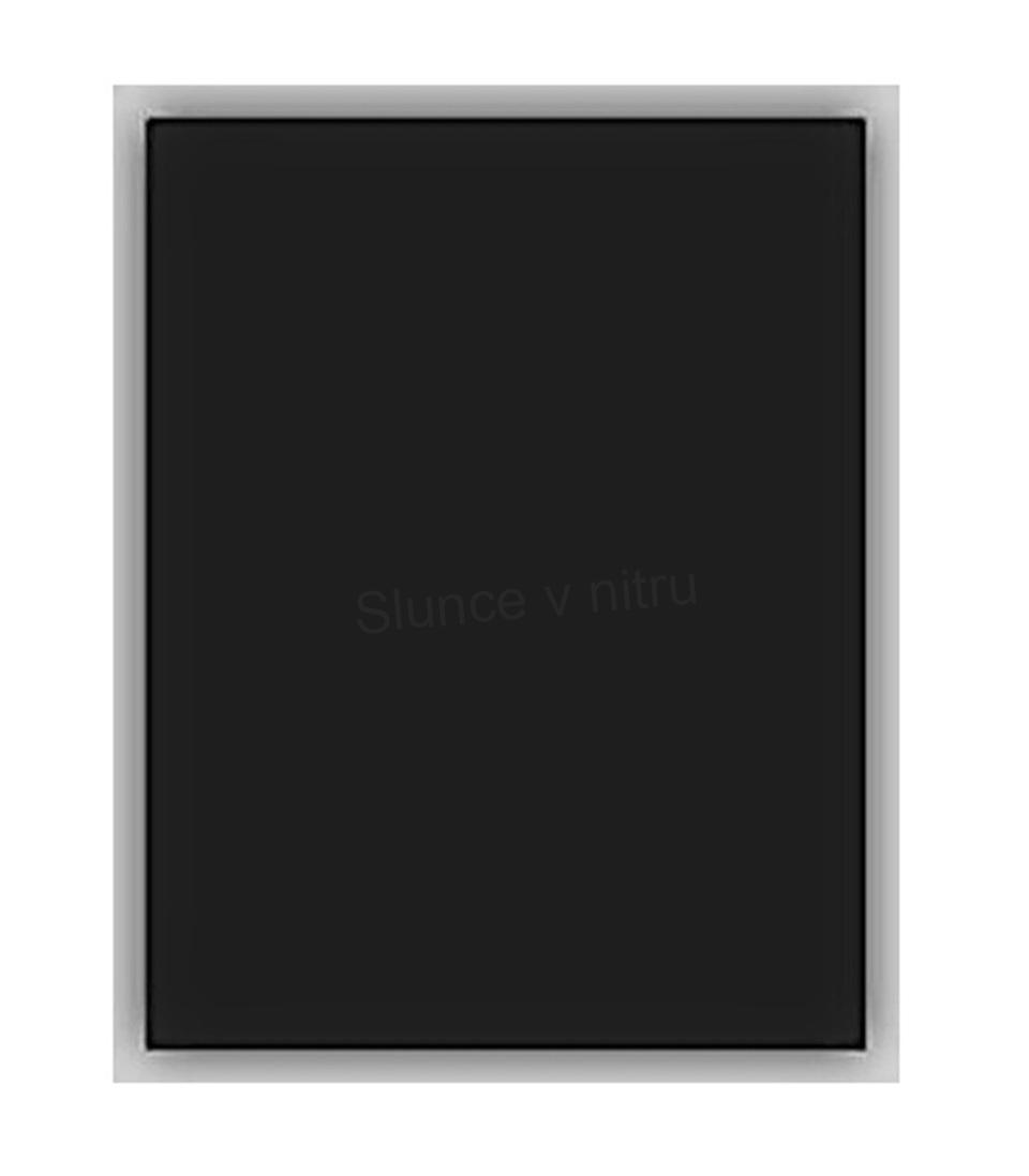 Nažehlovací nášivka jednobarevná černá (C535)