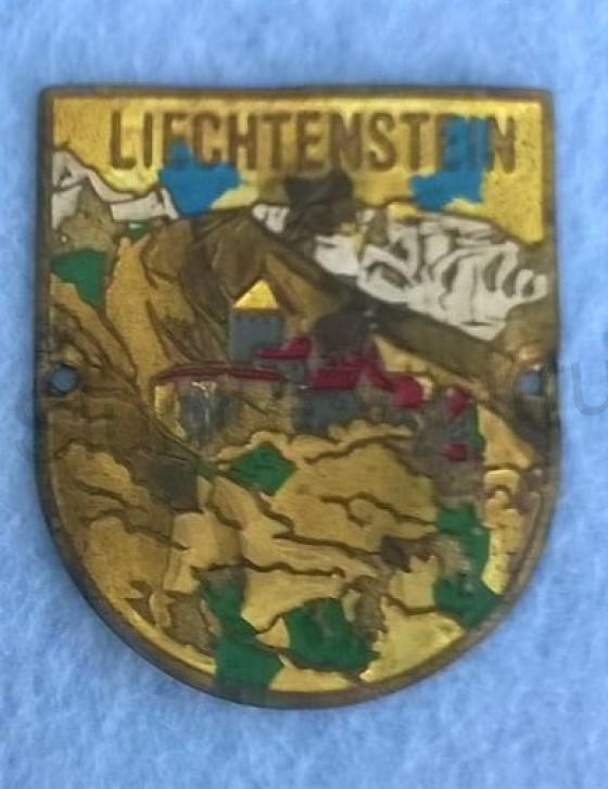 Turistický štítek na hůl - Liechtenstein (MB208)