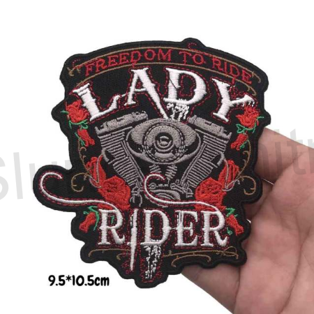 Moto nášivka Lady rider (C568)