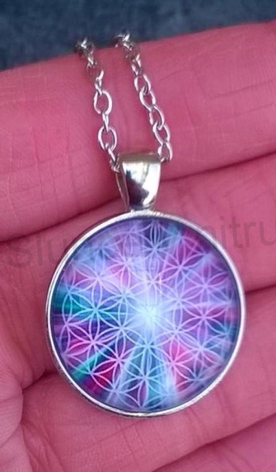 Náhrdelník s přívěškem Mandala (BD481)