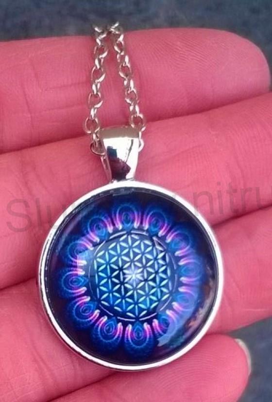 Náhrdelník s přívěškem Mandala (BD482)