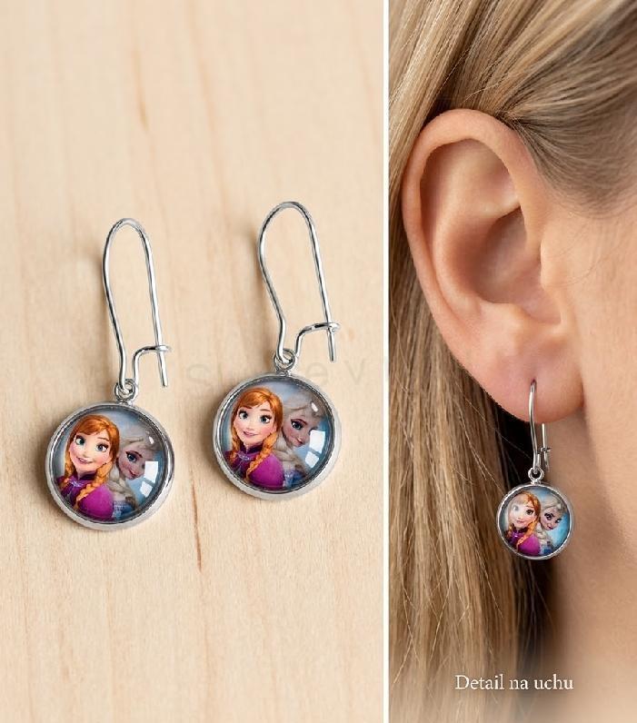 Drobné náušnice Anna a Elsa č. 1 (BB583)