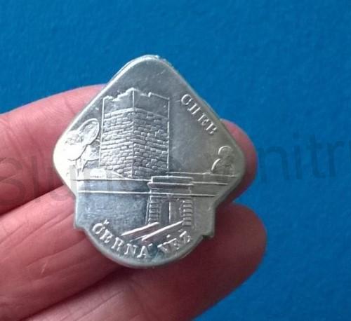 Turistický štítek na hůl - Cheb Černá Věž (MB268)