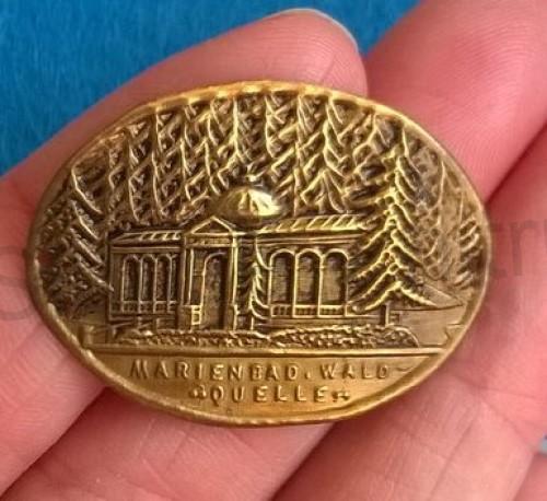 Turistický štítek na hůl - Marienbad. Wald - Govelle (MB469)