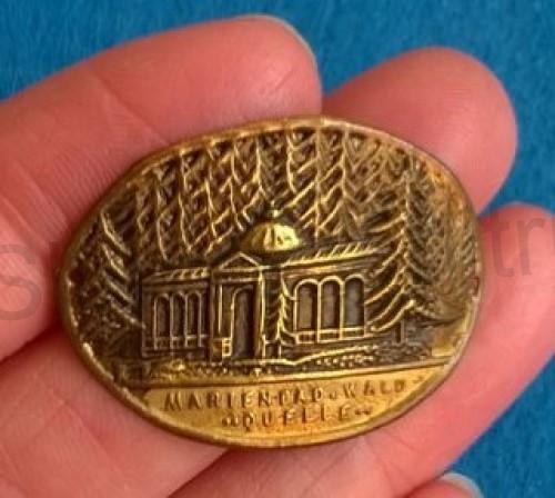 Turistický štítek na hůl - Marienbad. Wald - Govelle (MB471)