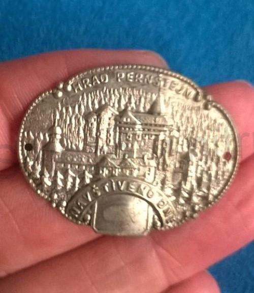 Turistický štítek na hůl - Hrad Pernštejn (MB533)