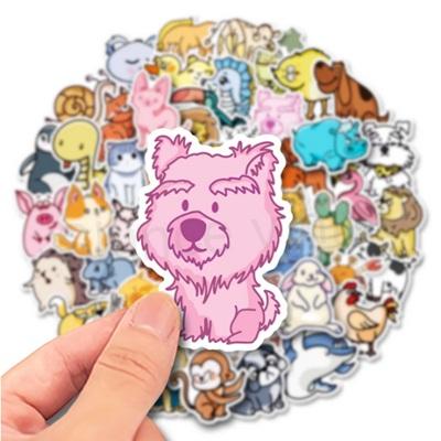 Zvířátka samolepky mix 5 kusů (E589)