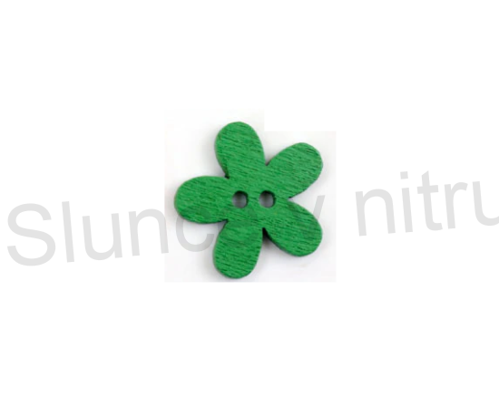 Dřevěné knoflíky Kytička 14,7 mm (C61)