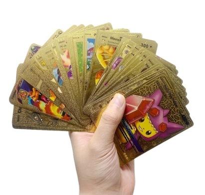 Pokémon zlatá foliová karta 5 kusů v baleníl (D698)
